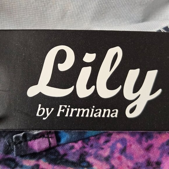 Lily By Firmiana Womens M Abstract Print Short Sleeve Tunic Top Polyester - Picture 10 of 10